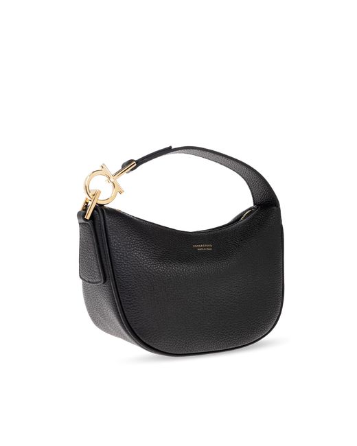 Ferragamo Black Leather Handbag