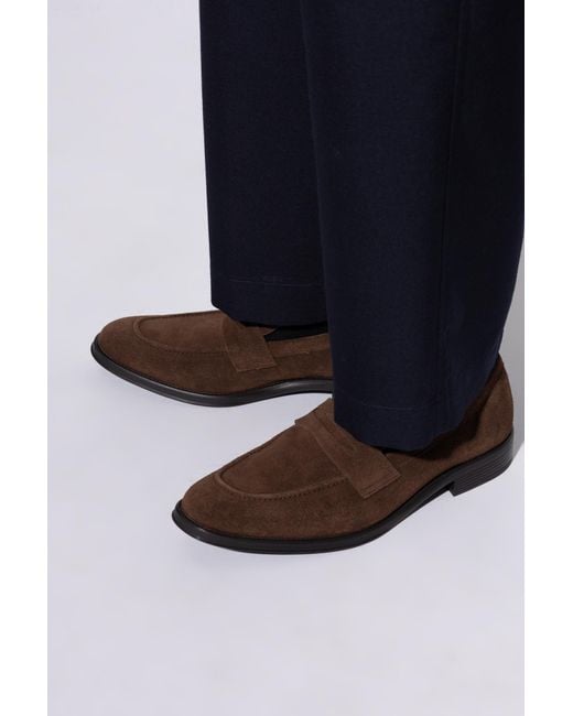 Paul Smith Brown Leather Loafers for men