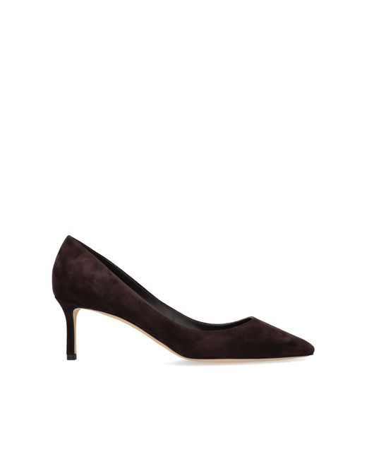 Jimmy Choo Brown Suede Heeled Shoes "Romy"