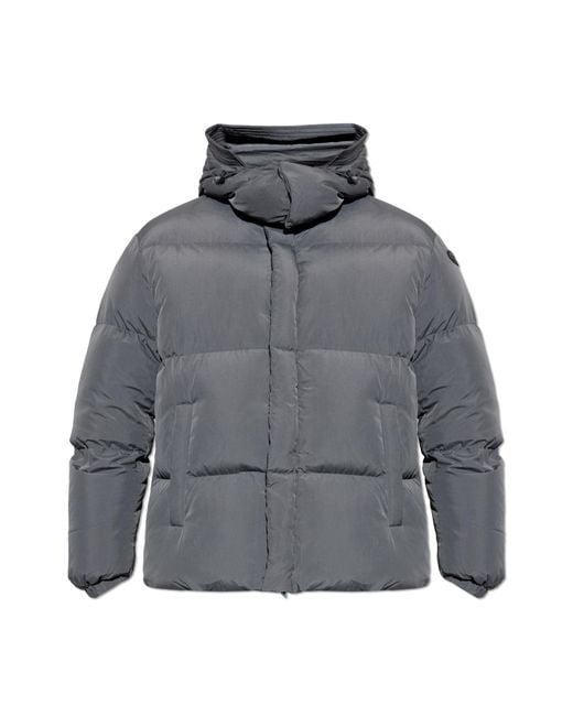 DIESEL Gray Down Jackets for men