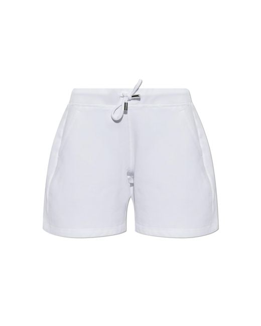DSquared² White Logo Shorts