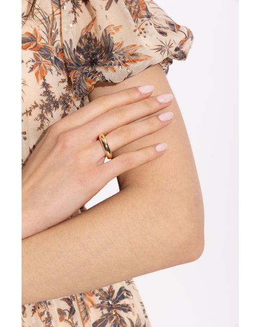 LIE STUDIO Metallic "Evie" Ring