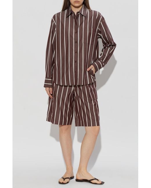 Rag & Bone Red Shirt With Striped Pattern