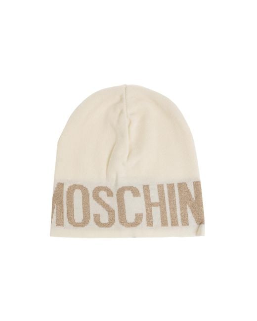 Moschino Natural Cap With Logo
