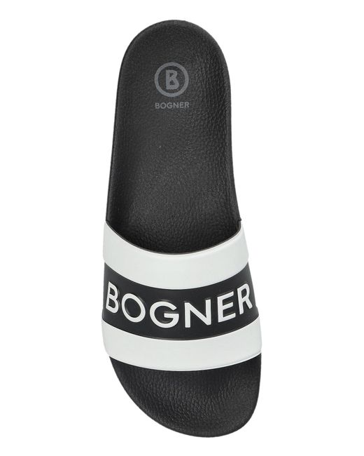 Bogner White "Belize" Rubber Flip-Flops for men