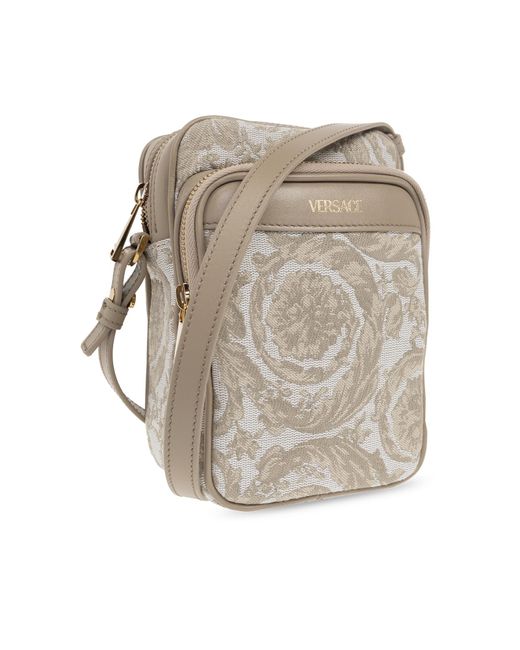 Versace Gray ‘Athena’ Shoulder Bag