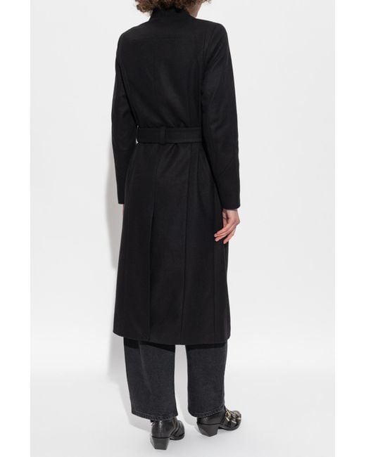 AllSaints Black Coat 'Riley'