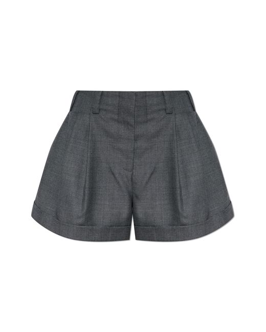 Givenchy Gray Wool Shorts