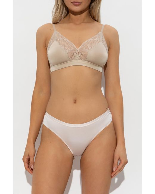 Hanro Brown Bra From The "Lilith" Collection