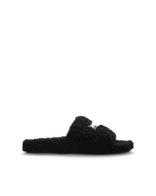 Balenciaga Black 'Pool' Slides for men