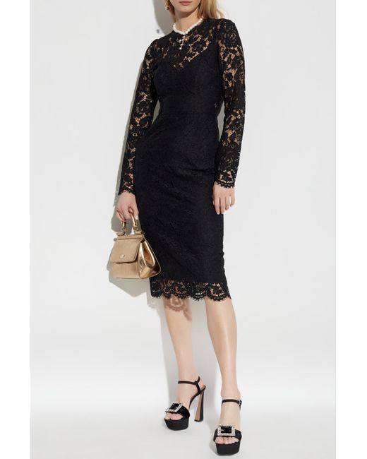 Dolce & Gabbana Black Lace Dress