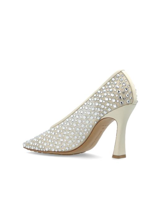 Bottega Veneta White Heeled Shoes "Sofia"