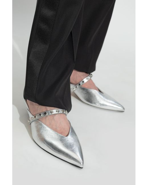 Alexander McQueen Black Heeled Mules