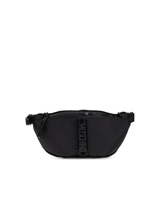 Moschino Black Waist Bag for men