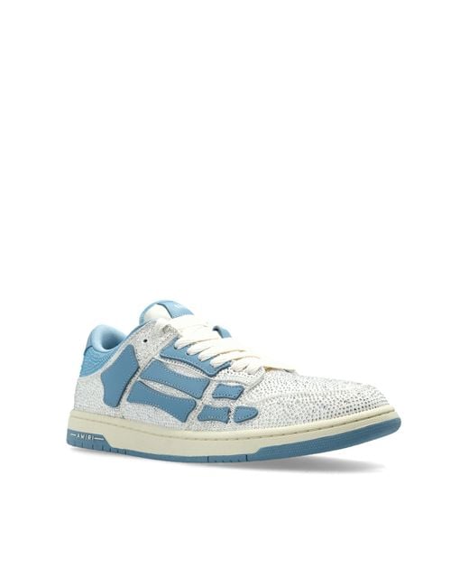 Amiri Blue Sneakers Crystal Skel Top Low for men