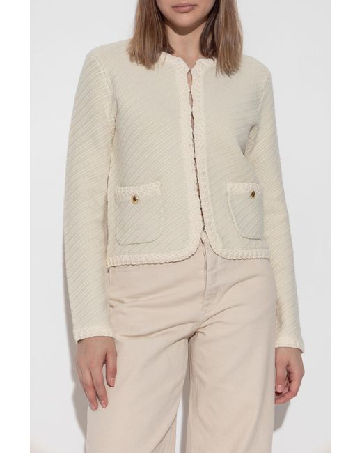 Rag & Bone Natural Cardigan With Pockets