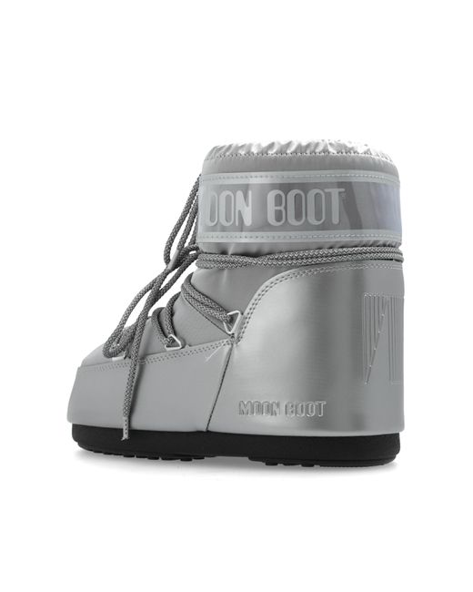 Moon Boot Gray Snow Boots Icon Low Glance