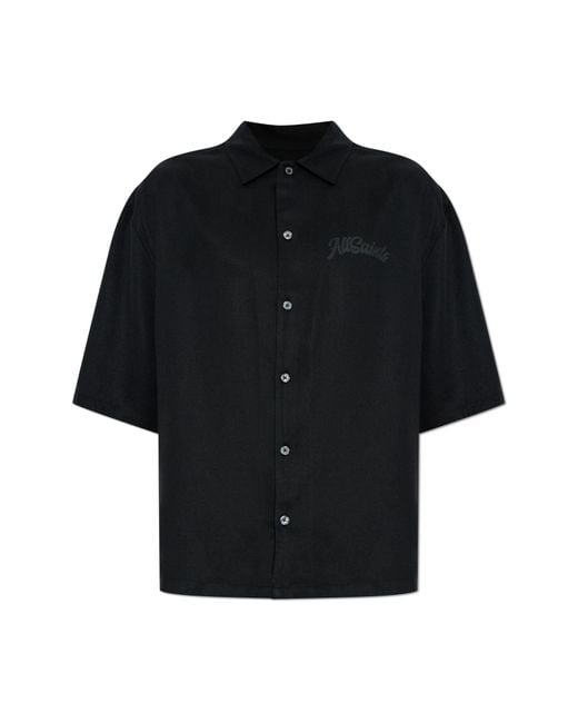 AllSaints Black 'Circe' Shirt for men