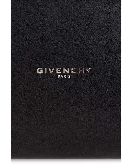 Givenchy Black Leather Document Bag "Antigona" for men