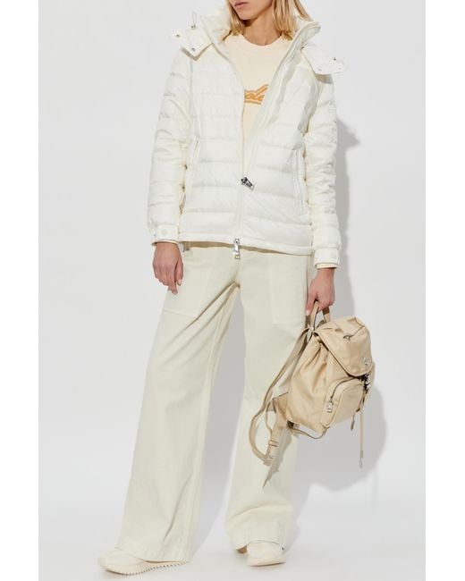 Moncler White Down Jacket 'Dalles'