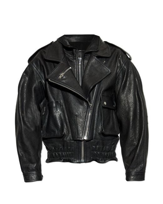 Isabel Marant Black Leather Jacket Aneli