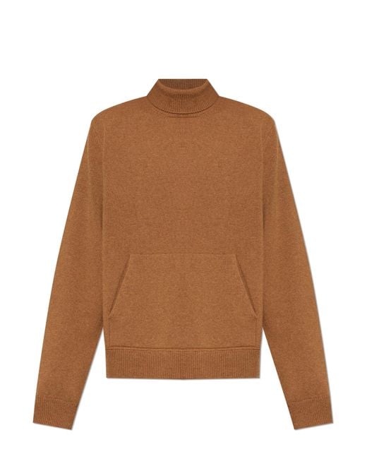 DSquared² Brown Wool Sweater for men