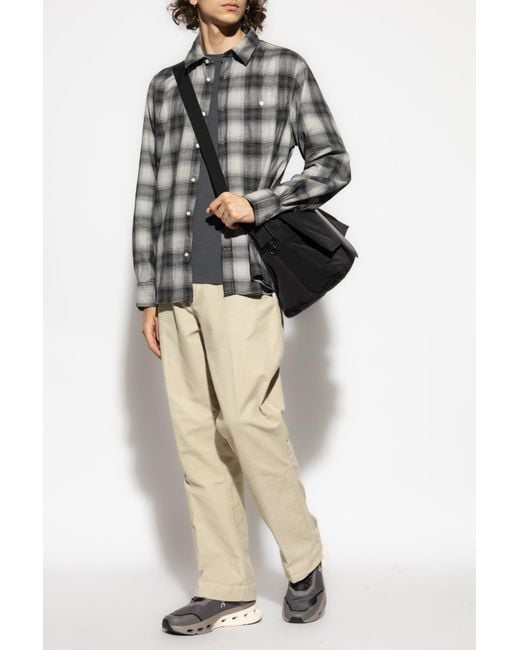 Officine Generale White Trousers 'Greg' for men