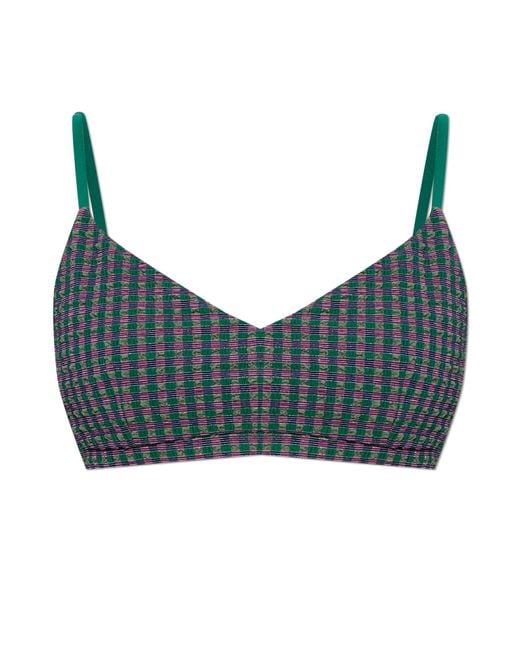 The Upside Gray Top Of The "Aliki" Swimsuit