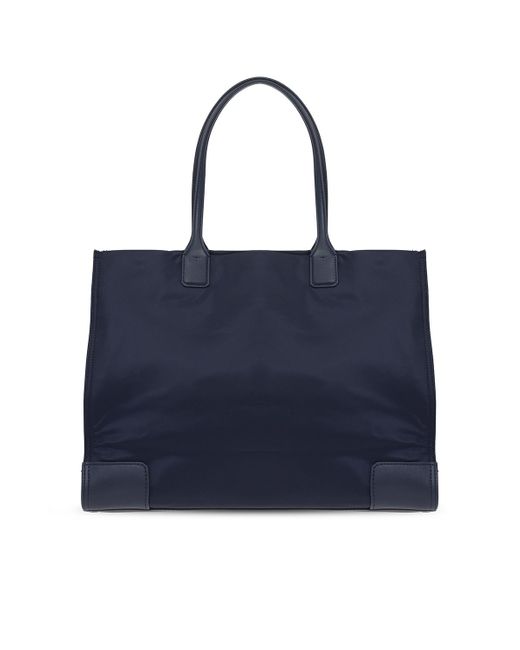 Tory Burch Blue Ella Shopper Bag