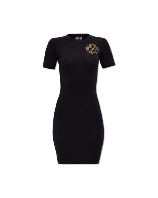 Versace Black T-shirt Dress