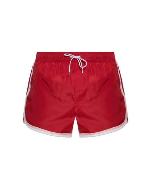 Dolce & Gabbana Red Swim Briefs for men
