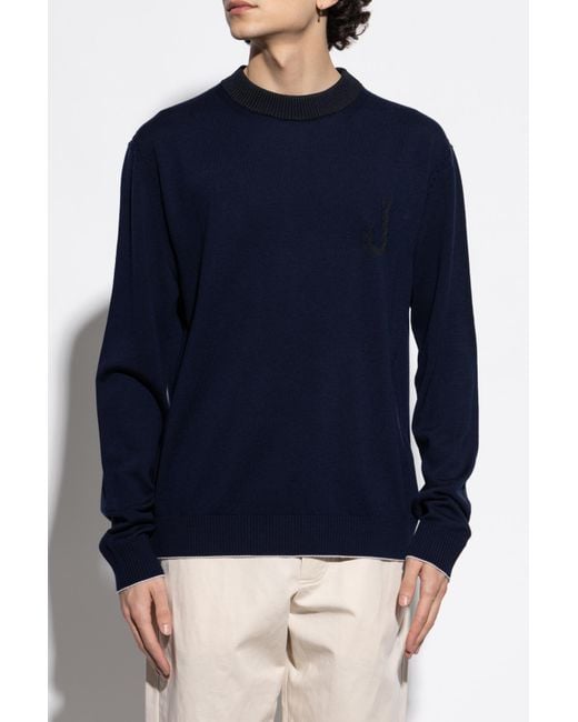 Jacquemus Blue Sweater Tricot for men