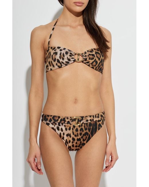 Moschino Brown Bottom Of Swimsuit