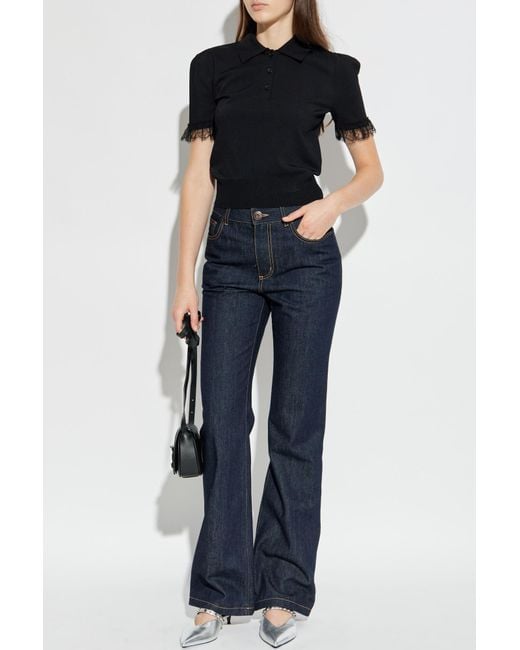 McQueen Blue 'Straight' Jeans