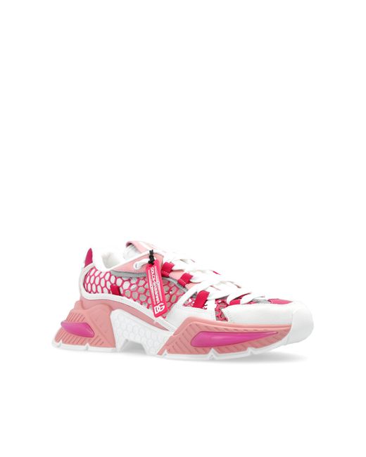 Dolce & Gabbana Pink 'airmaster' Sneakers,