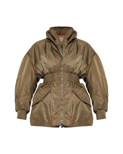 Givenchy Green Insulated Bomber Jacket