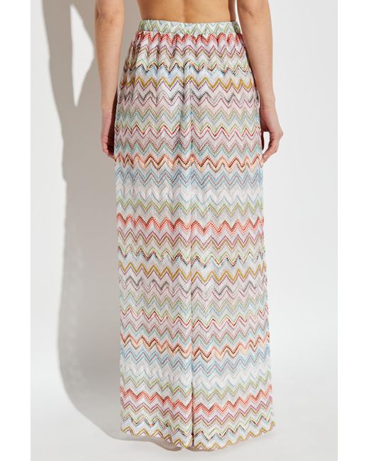 Missoni Multicolor Trousers With Lurex Thread