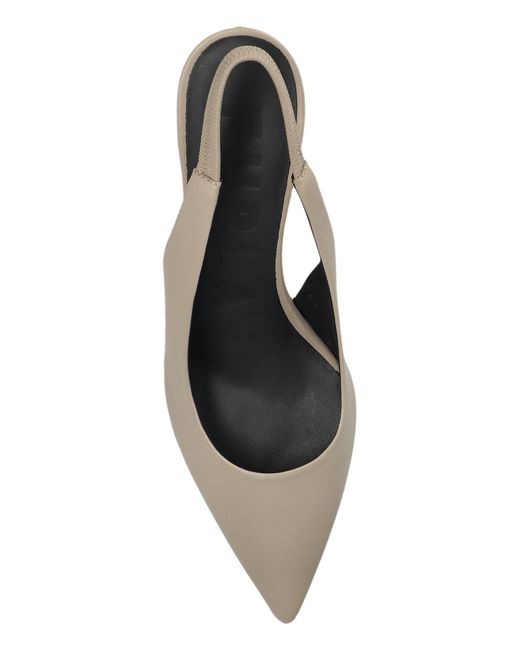 Furla Natural "Slingback" Pumps