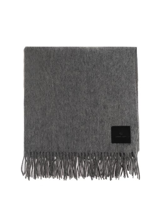 Anine Bing Gray Wool Scarf