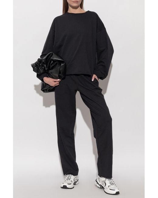 DIESEL Black 'Indra-D-Core' Sweatpants