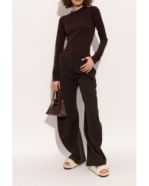 Birkenstock White Arizona 1774 Shearling Slides