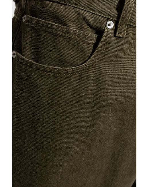 Bottega Veneta Green Jeans With Pockets for men
