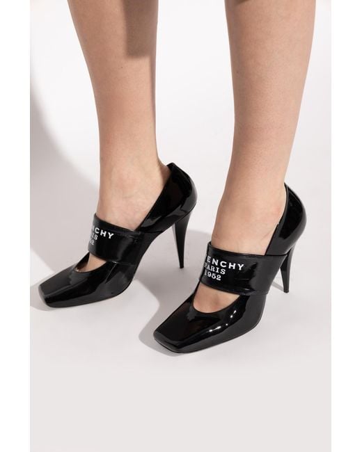Givenchy Black 'Square' Heeled Shoes