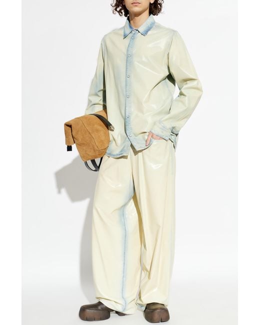 DIESEL White Shirt 'D-Synar-Fsi1' for men