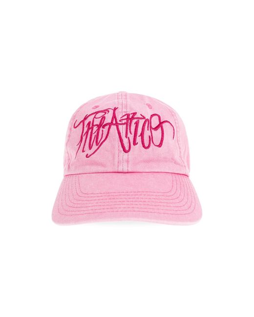 The Attico Pink Baseball Cap From The "Il Primo Bagno" Collection
