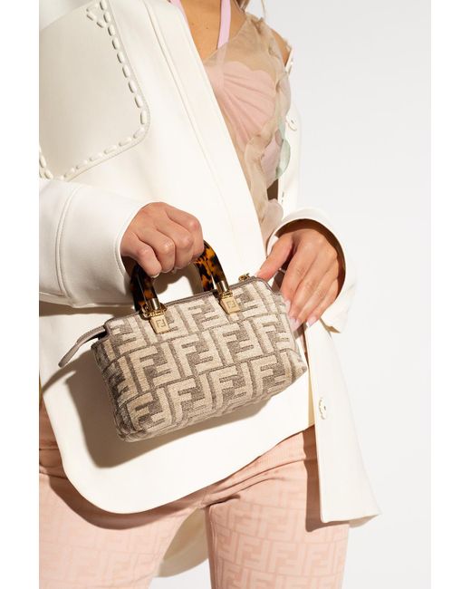 Fendi 'by The Way Mini' Shoulder Bag in Beige (Natural) Lyst