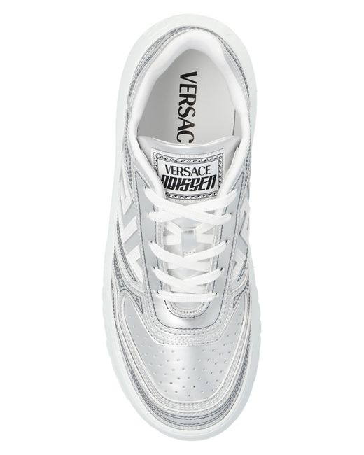 Versace White ‘Odissea’ Sports Shoes for men