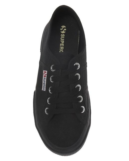 Superga Black '2750 Plus Cotu' Sports Shoes,
