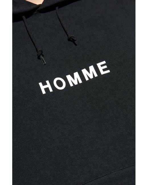 Comme des Garçons Black Hoodie for men