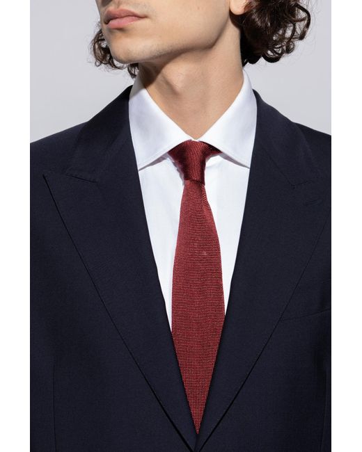 Paul Smith Purple Silk Tie for men